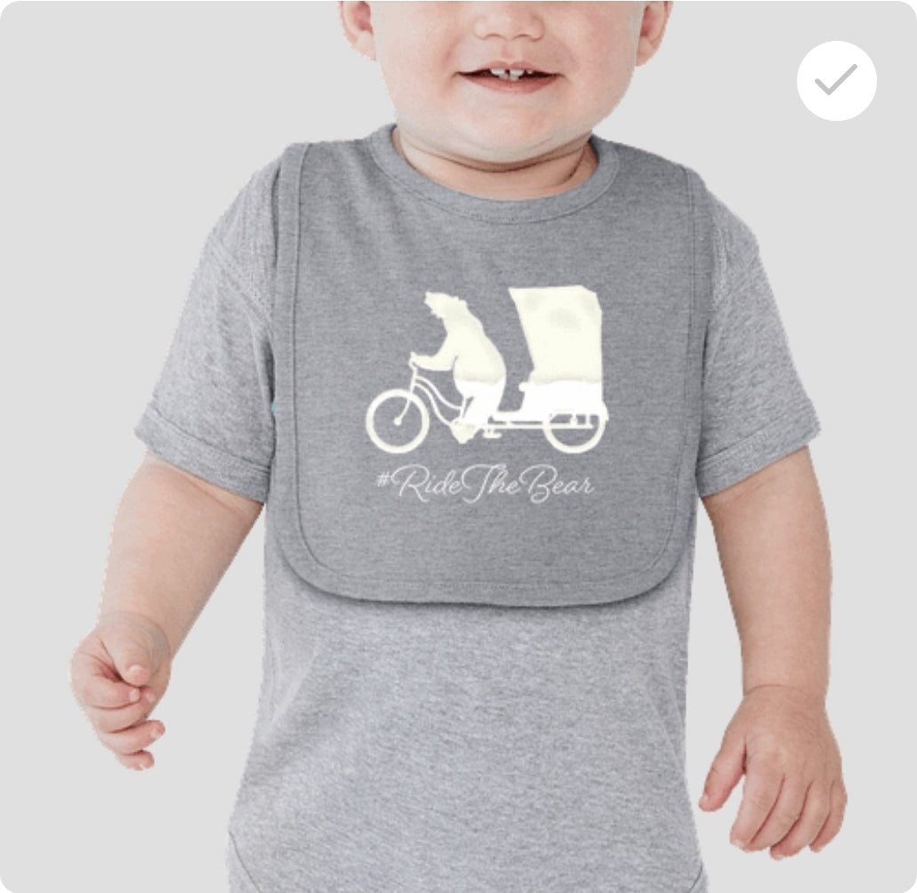 Pedi Bear Tours Baby Bib