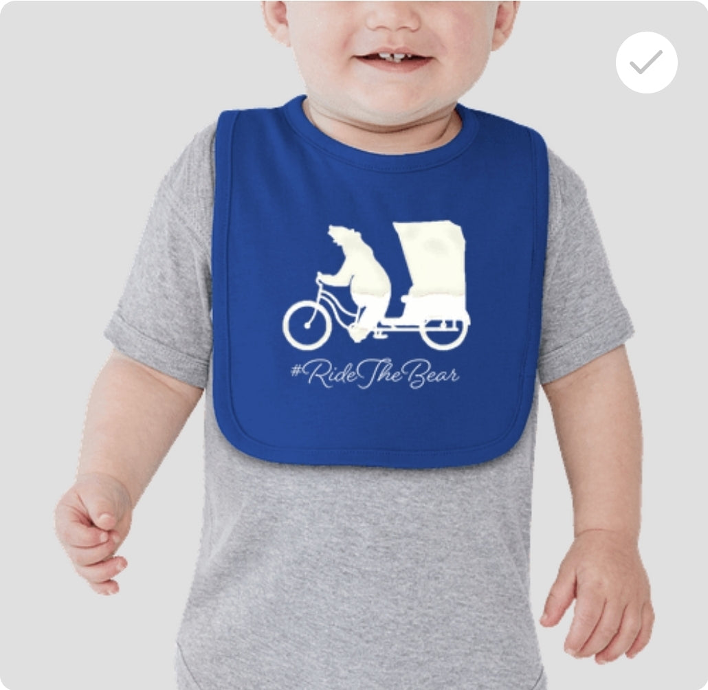 Pedi Bear Tours Baby Bib